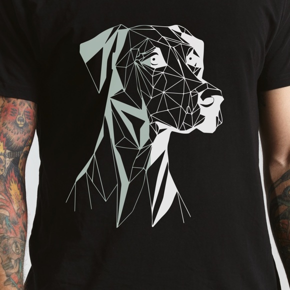 Geometric Dog T Shirt - Picture 6 of 12
